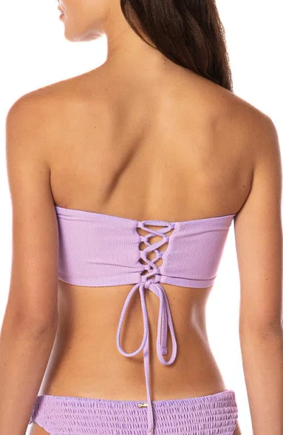 Maaji Purple Lavender Artemis Multifit Reversible Bikini Top In Purple