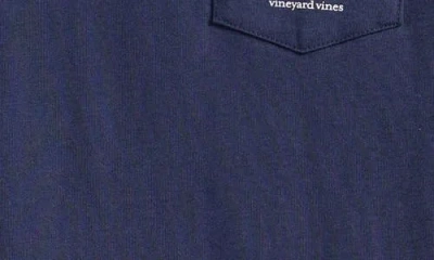 Vineyard Vines Kids' Merry Crustmas Cotton Graphic T-shirt In Blue