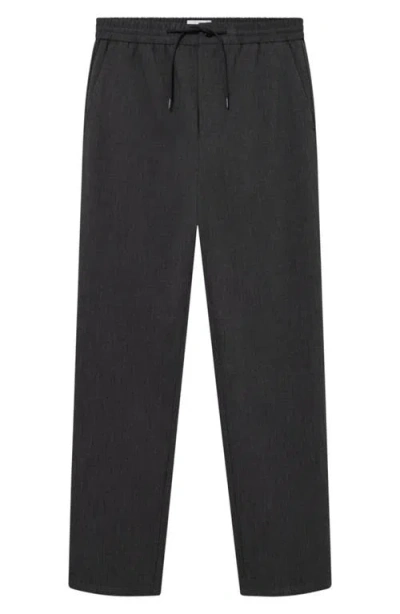 Les Deux Como Tapered Drawstring Pants In Gray