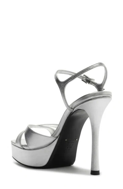 Schutz Maxine Ankle Strap Platform Sandal In Brown