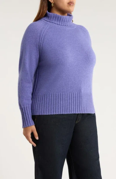 Seasalt Cornwall Basset Cove Merino Wool Blend Turtleneck Sweater In Blue