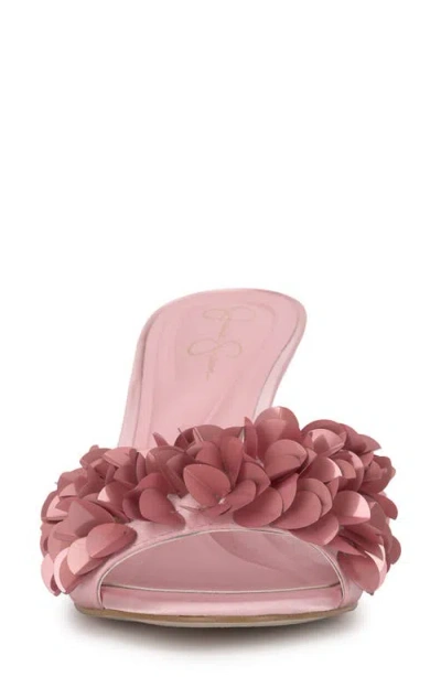 Jessica Simpson Women's Palora Slip-on Sequin Dress Sandals In Pink