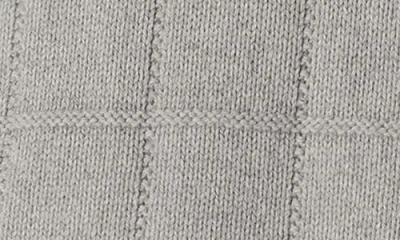 Eileen Fisher Pointelle Grid Sweater In Gray