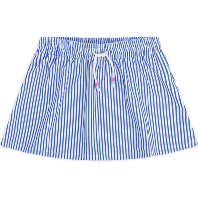 Feather 4 Arrow Kids' Seas The Day Stripe Performance Cover-up Skirt In Blue