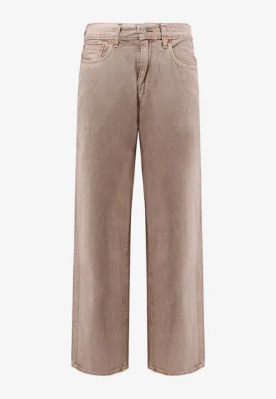 Levi's 578 Baggy Corduroy Trousers In Brown