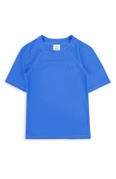 Feather 4 Arrow Kids' Upf 50+ Short Sleeve Rashguard In Blue