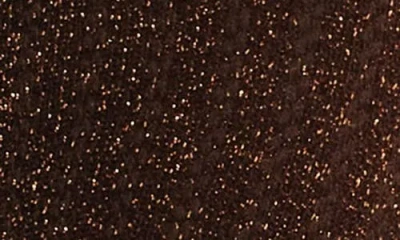 Stems Ruffle Metallic Crew Socks In Brown