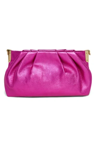Aimee Chill Out Frame Clutch In Purple