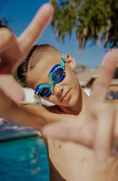 Bling2o Kids' Dinosaur Swim Googles In Blue