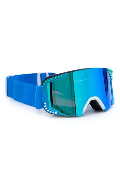 Bling2o Kids' Multi Spike Snow Goggles In Blue