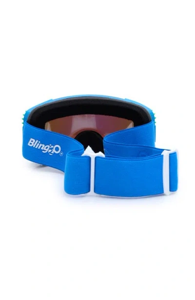 Bling2o Kids' Multi Spike Snow Goggles In Blue