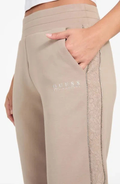 Guess New Victoire Scuba Joggers In Neutral