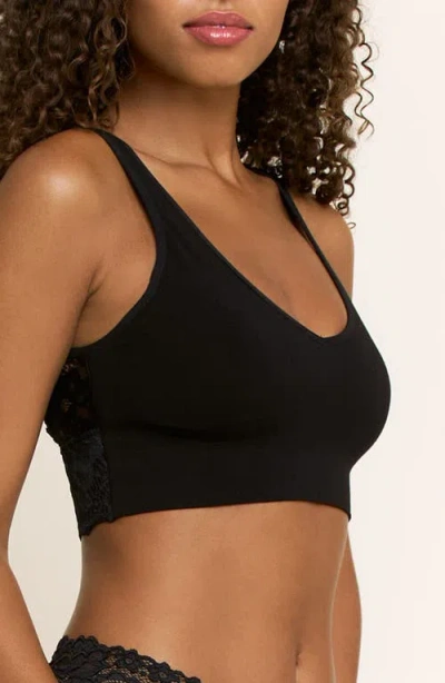 Honeydew Caitlyn Reversible Bralette In Black