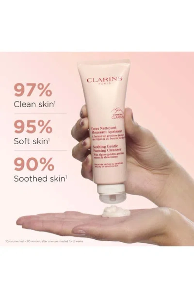 Clarins Soothing Cleansing Skincare Set ($48 Value) In Transparent