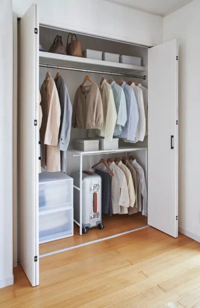 Yamazaki Suitcase Rack In White