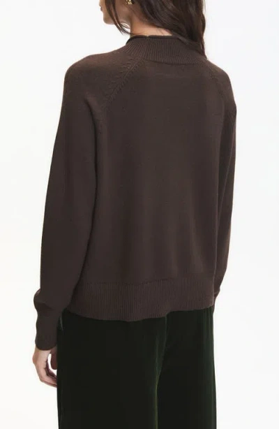 Deluc Douglas Crewneck Sweater In Brown
