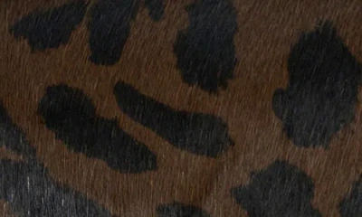 Staud Harlow Leopard Print Calf Hair Shoulder Bag In Brown