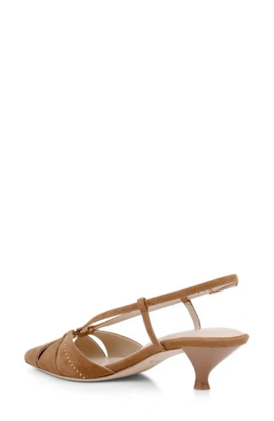 L'agence Adavi Pointed Toe Slingback Pump In Multi