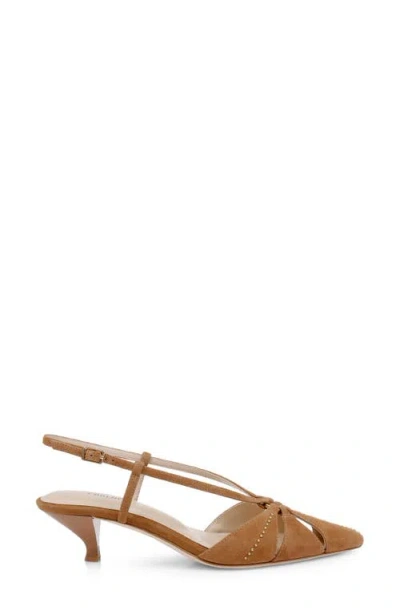 L'agence Adavi Pointed Toe Slingback Pump In Multi