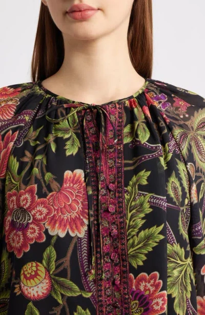 Kobi Halperin Shahar Floral Print Woven Shirt In Multi