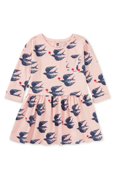 Tea Collection Printed Pocket Play Dress In Pink