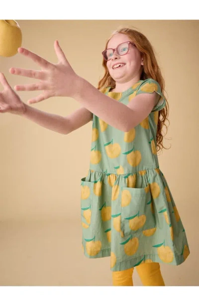 Tea Collection Pocketful Of Fun Dress In Green