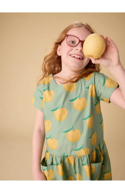 Tea Collection Pocketful Of Fun Dress In Green