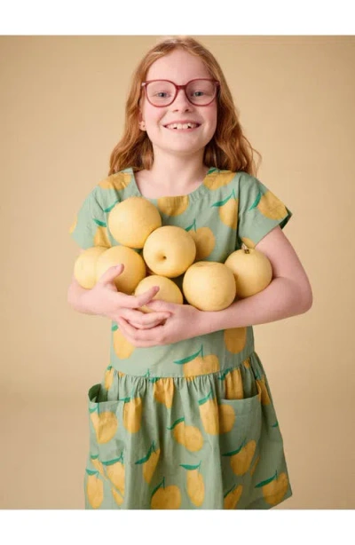 Tea Collection Pocketful Of Fun Dress In Green