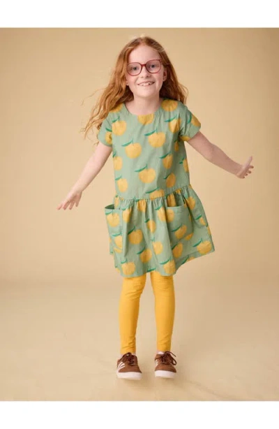 Tea Collection Pocketful Of Fun Dress In Green