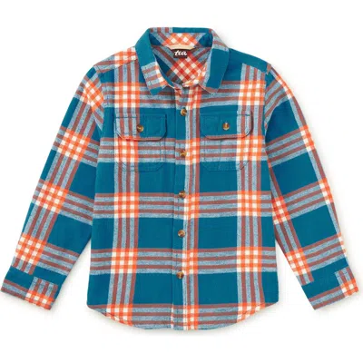 Tea Collection Flannel Button Up Shirt