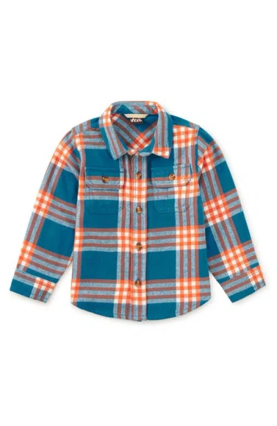 Tea Collection Flannel Button Up Shirt