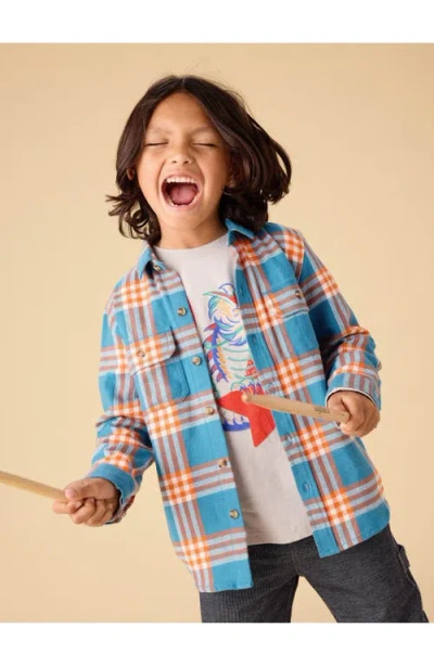 Tea Collection Flannel Button Up Shirt