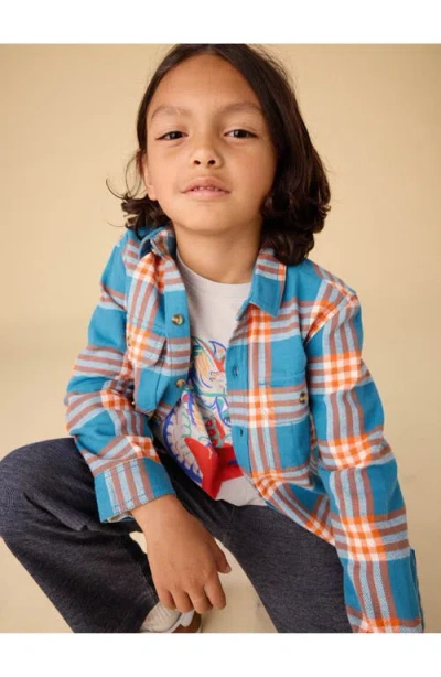 Tea Collection Flannel Button Up Shirt