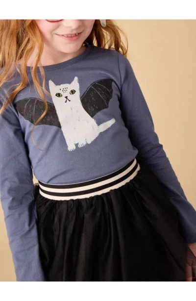 Tea Collection Tiered Tulle Skirt In Black