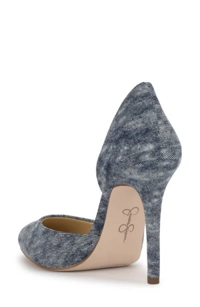 Jessica Simpson Prizma 8 Half D'orsay Pump In Gray