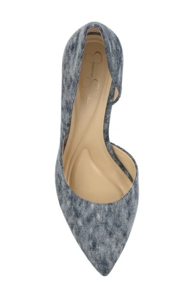 Jessica Simpson Prizma 8 Half D'orsay Pump In Gray