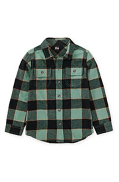 Tea Collection Flannel Button Up Shirt