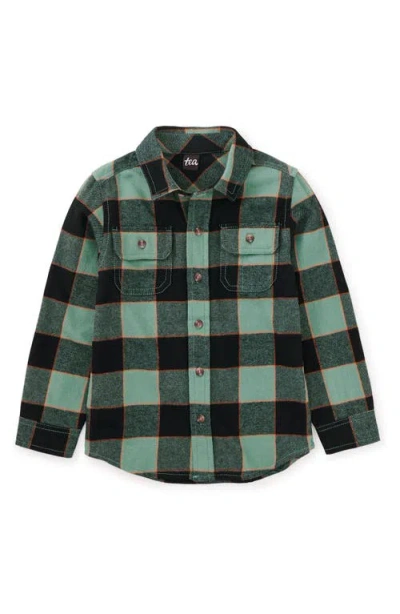Tea Collection Flannel Button Up Shirt