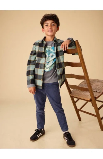 Tea Collection Flannel Button Up Shirt