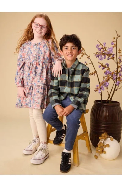 Tea Collection Flannel Button Up Shirt