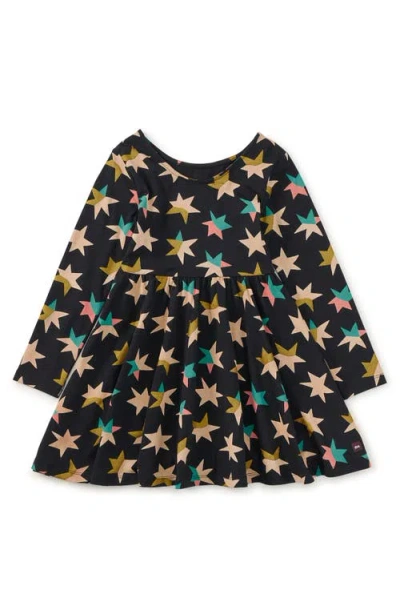 Tea Collection Printed Ballet Dress In Black