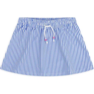 Feather 4 Arrow Kids' Seas The Day Stripe Performance Cover-up Skirt In Blue