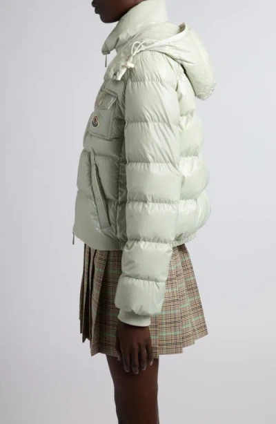 Moncler Andro Down Puffer Jacket In Green