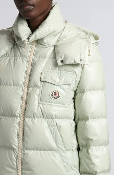 Moncler Andro Down Puffer Jacket In Green