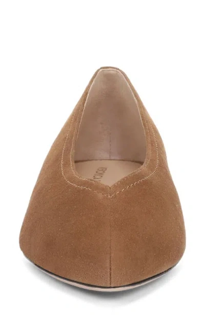Veronica Beard Bancroft Pointed Toe Flat In Brown