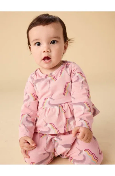 Tea Collection Pretty Peplum Baby Romper