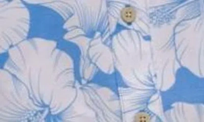 Feather 4 Arrow Kids' Hibiscus Short Sleeve Button-up Shirt In Multi