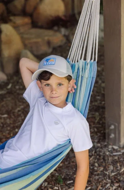 Feather 4 Arrow Kids' Upf 50+ Short Sleeve Rashguard In White