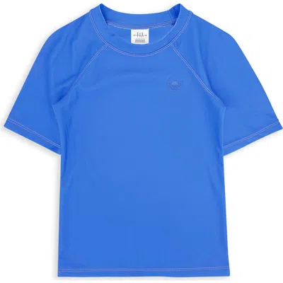 Feather 4 Arrow Kids' Upf 50+ Short Sleeve Rashguard In Blue