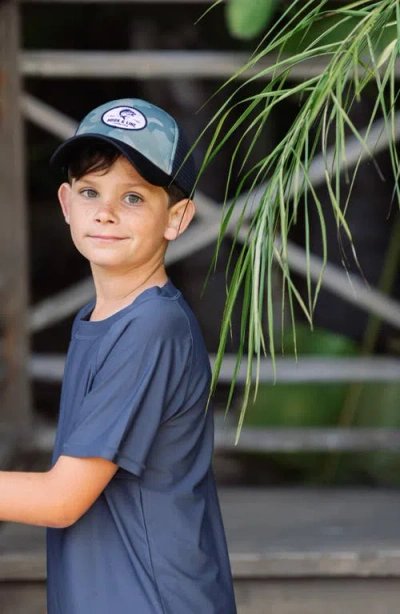 Feather 4 Arrow Kids' Upf 50+ Short Sleeve Rashguard In Black